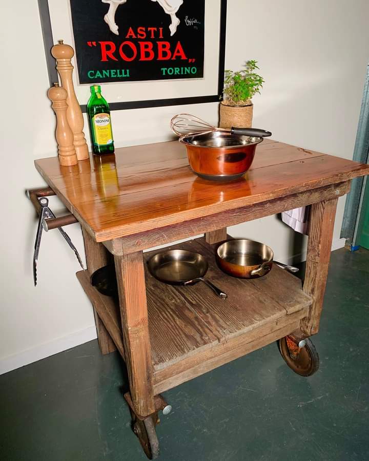 Huge Character Filled Kitchen Island