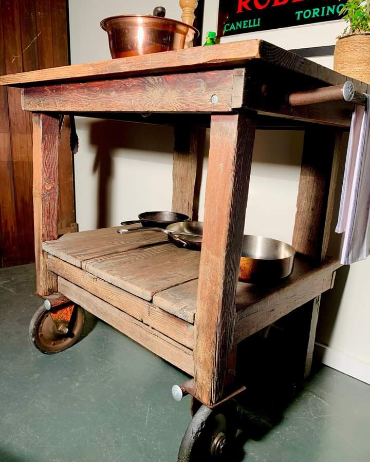 Huge Character Filled Kitchen Island